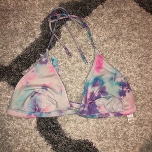 VS Pink Triangle Bikini Top Size Large